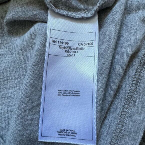 Quiksilver Short Sleeve Top Big Logo Y2K Cotton Blend Women’s Size Medium Preppy - Picture 9 of 9